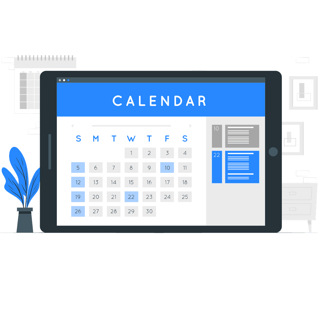 Organized Calendars