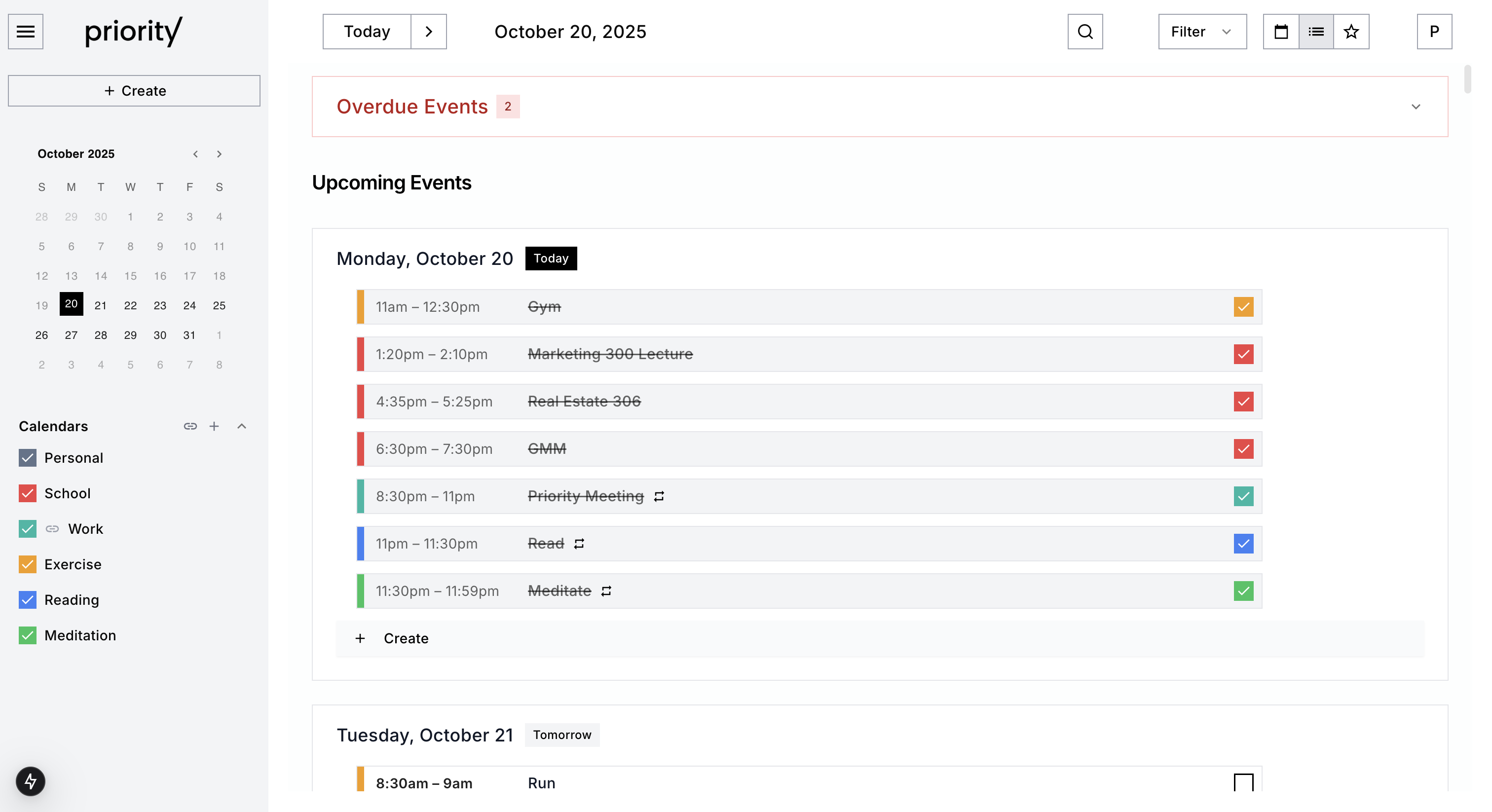 Redesigned List View