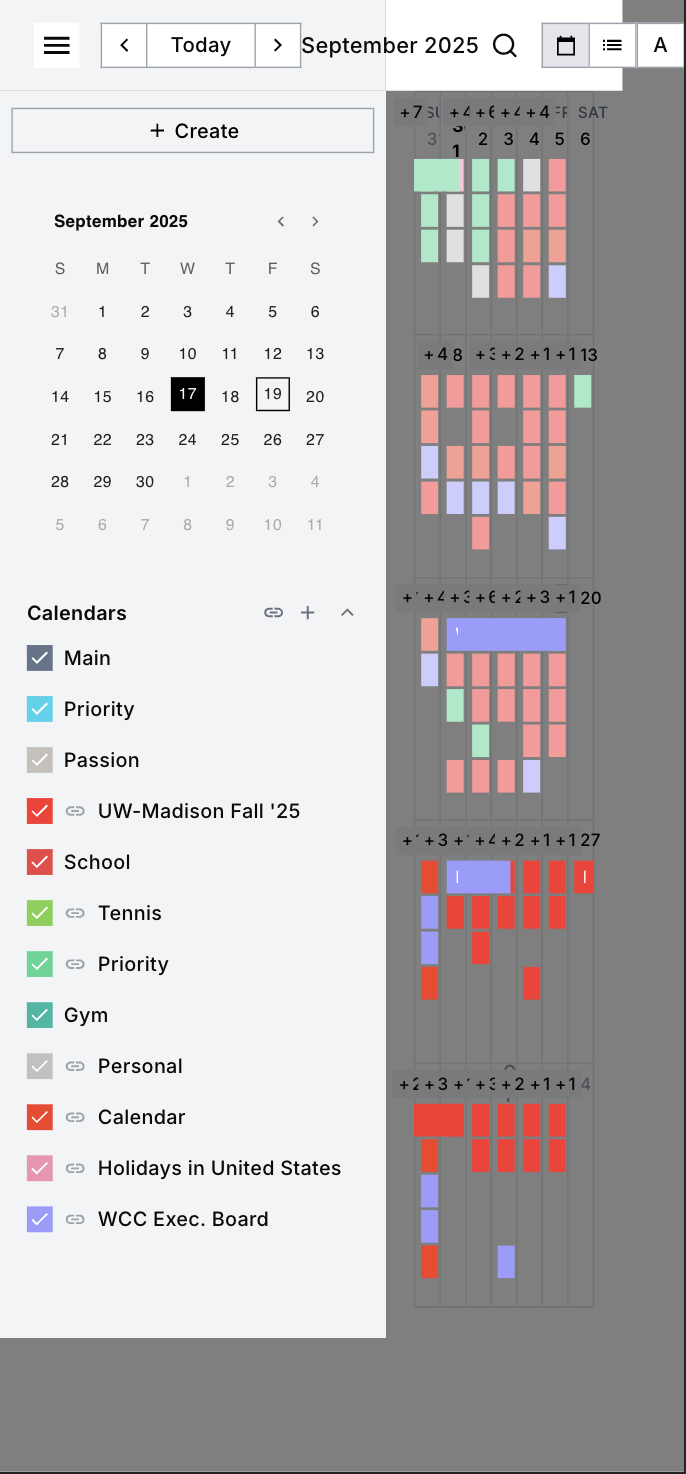 Old mobile UI