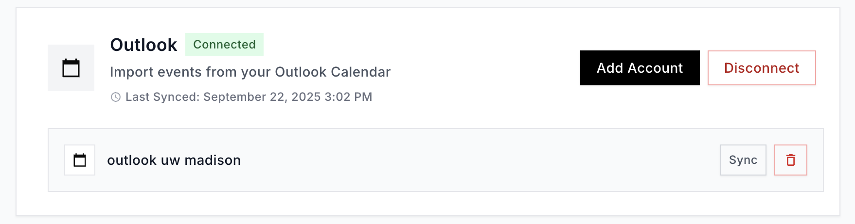 New Outlook Integration